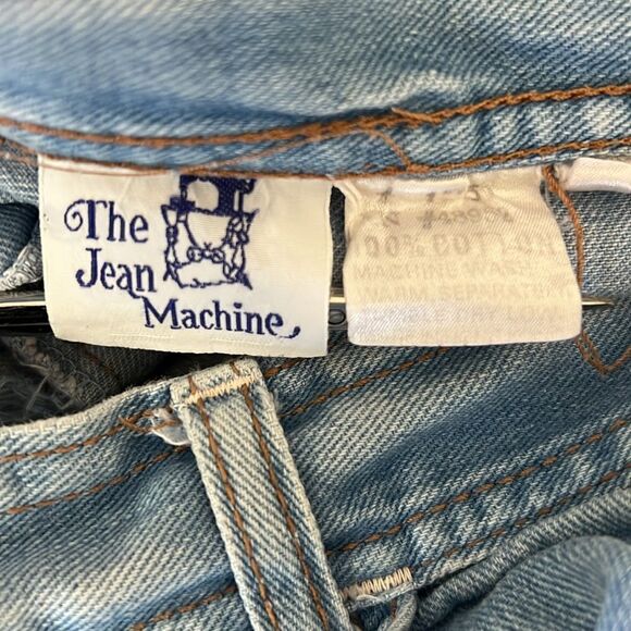 Vintage 80s The Jean Machine High Waisted Denim Jeans 15/16 Small 27 - Picture 12 of 14